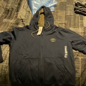 New timberland zip up with tags